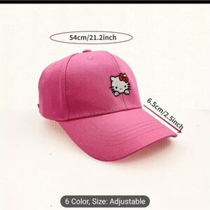 New Pink Hello Kitty Canvas Hat